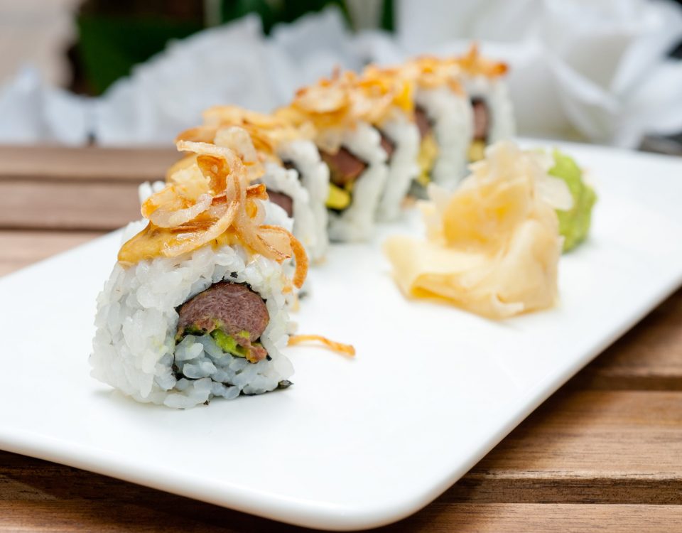 Sushi que puede conllevar la enfermedad provocada por el anisaki