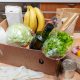 caja con verduras y frutas