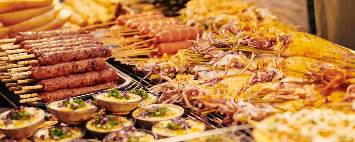 comida típica en fiestas populares, relacionado con la seguridad alimentaria de estas