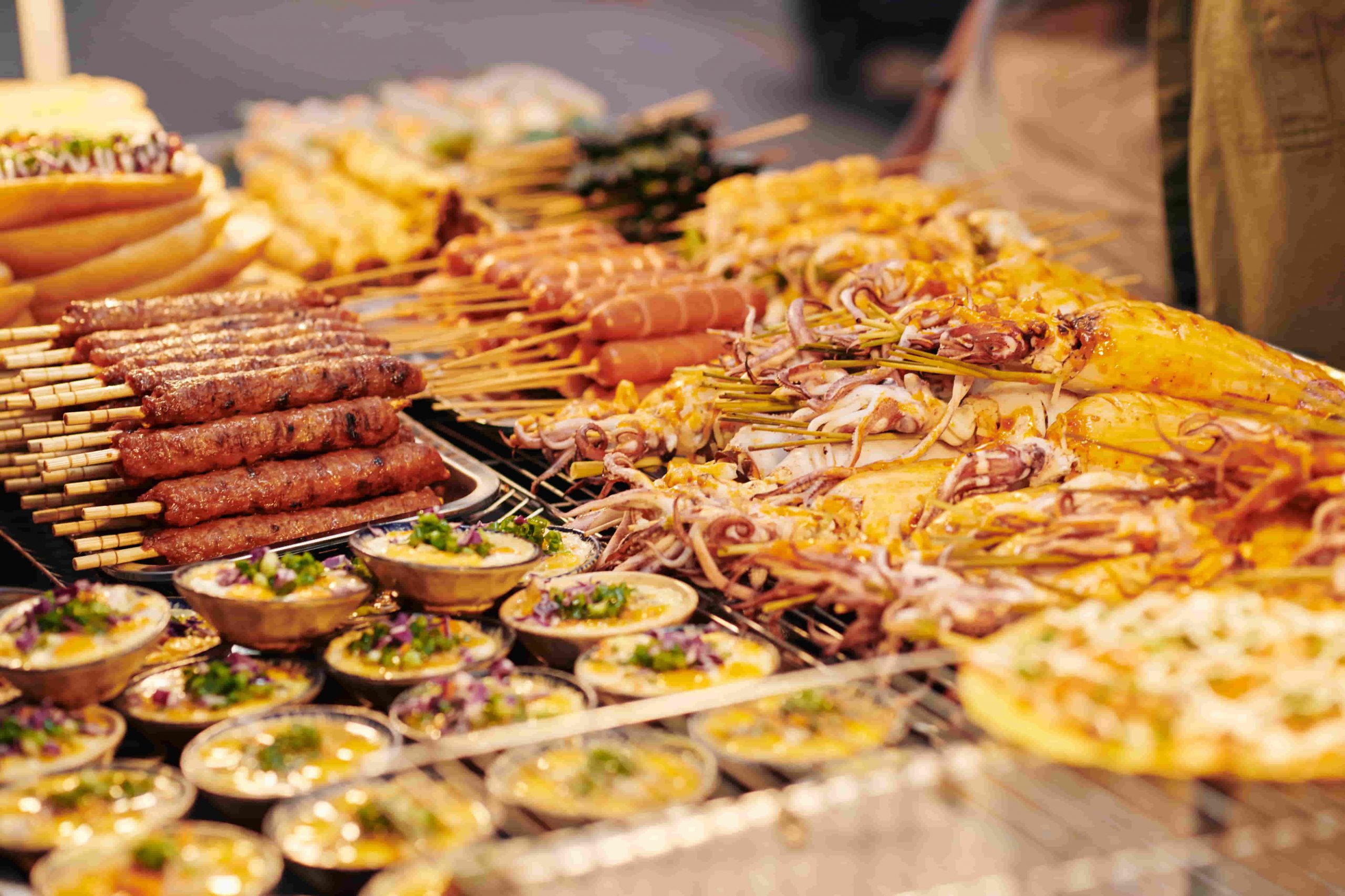 comida típica en fiestas populares, relacionado con la seguridad alimentaria de estas