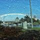 gotas de lluvia reflejadas en un cristal haciendo alusión a las bacterias